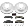 Power Stop CRK6258 12-19 fits GMC Sierra 3500 HD Front Z17 Coated Brake Kit