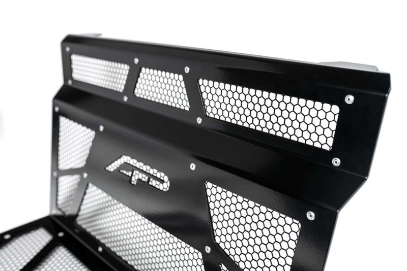 Agency AP-RZR-111-FGB-MGBLK Power 14-18 fits Polaris RZR XP 1000 / XP Turbo Vented Engine Cover - Gloss Black/Gloss Black Mesh