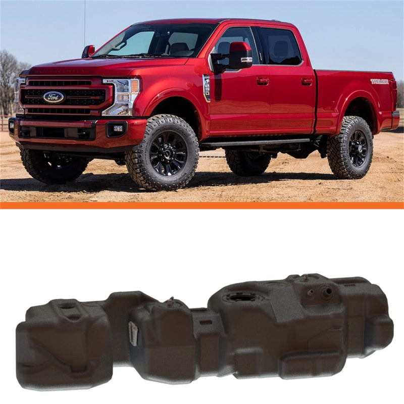 fits Titan Fuel Tanks 7020217 17-24 Ford F-250/F-350 PowerStroke Crew Cab Short Bed 55 Gallon XXL Mid-Ship Tank