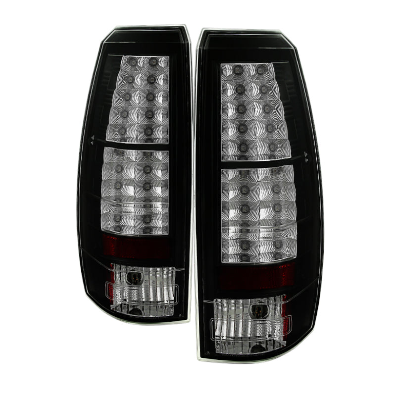 Spyder 5032461 fits Chevy 07-13 Avalanche LED Tail Lights Black ALT-YD-CAV07-LE