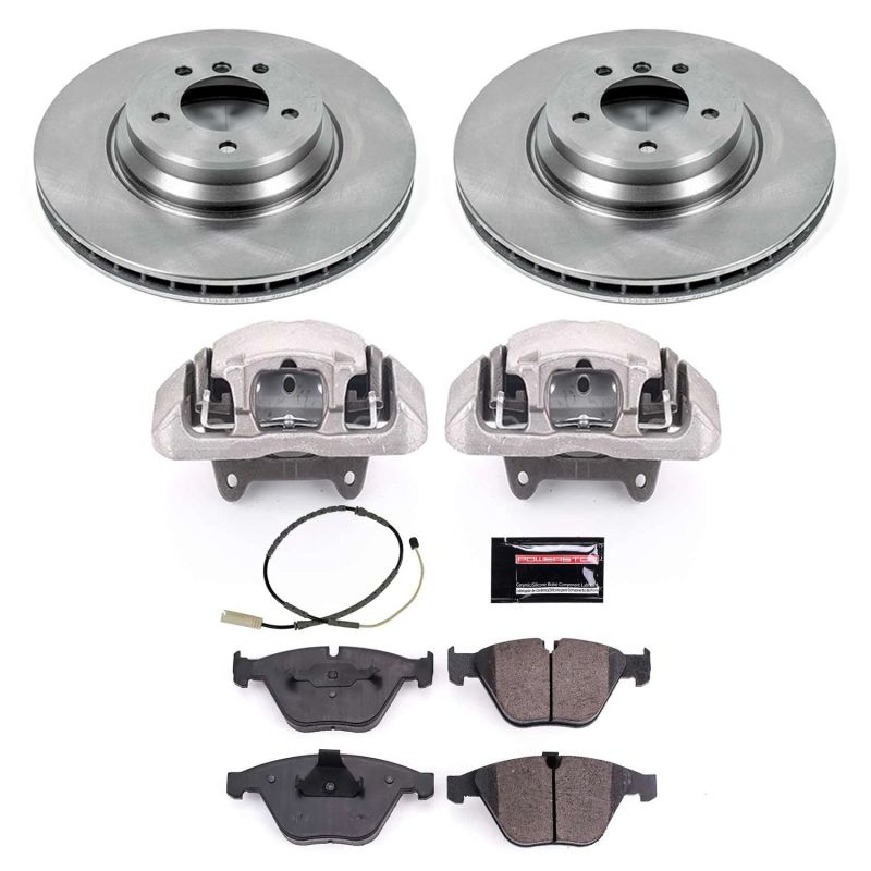 Power Stop KCOE6058 13-15 fits BMW X1 Front Autospecialty Kit w/Cals