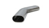 Vibrant 13192 3.5in Oval T304 SS 45 deg Mandrel Bend 6inx6in leg lengths