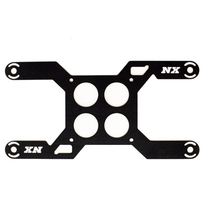 Nitrous Express 15729D Carb Plate Solenoid Bracket for Dominator (4 Solenoid)