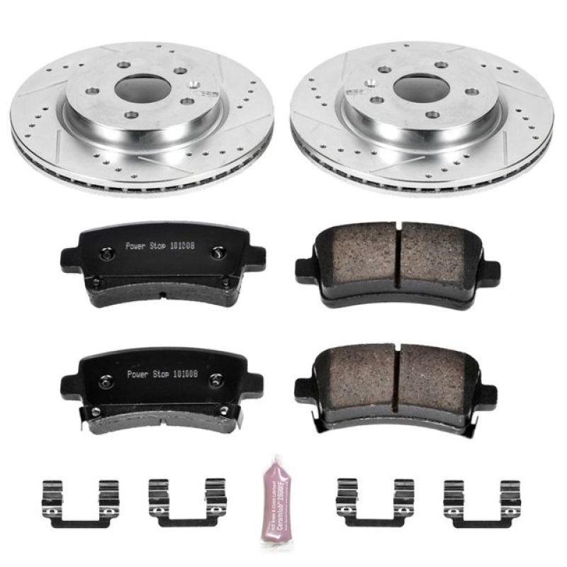 PowerStop K5547 2010 fits Buick Allure Rear Z23 Evolution Sport Brake Kit