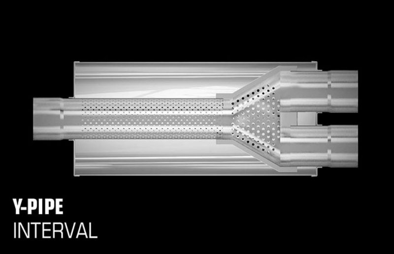 MagnaFlow 12280 Muffler Mag SS 18X5X8 2.5X2/2 C/D