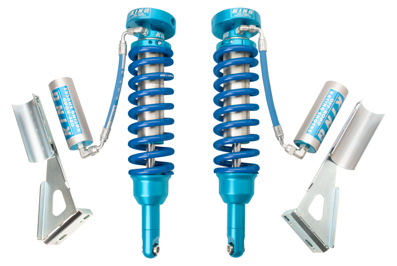 King 25001-119 Shocks 2005+ fits Toyota Tacoma (6 Lug) Front 2.5 Dia Remote Reservoir Coilover (Pair)