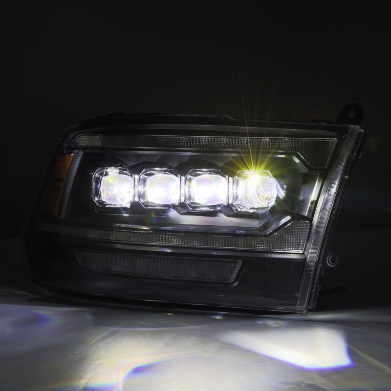 AlphaRex 880555 fits Dodge 09-18 Ram 2500 NOVA LED Proj Headlights Plank Style