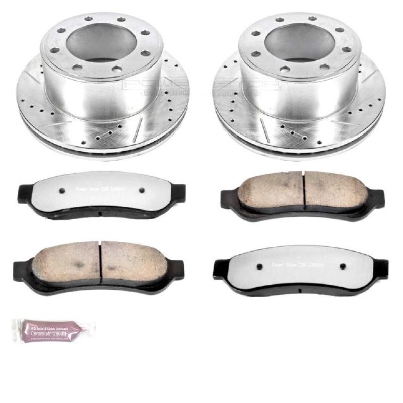 PowerStop K1798 36 07 fits Ford F-250 Super Duty Rear Z36 Truck & Tow Brake Kit