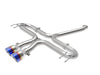 AFE 49-36625-L 2-1/2in 304 SS Axle-Back Exhaust w/Blue Flame Tips 17-20 fits H