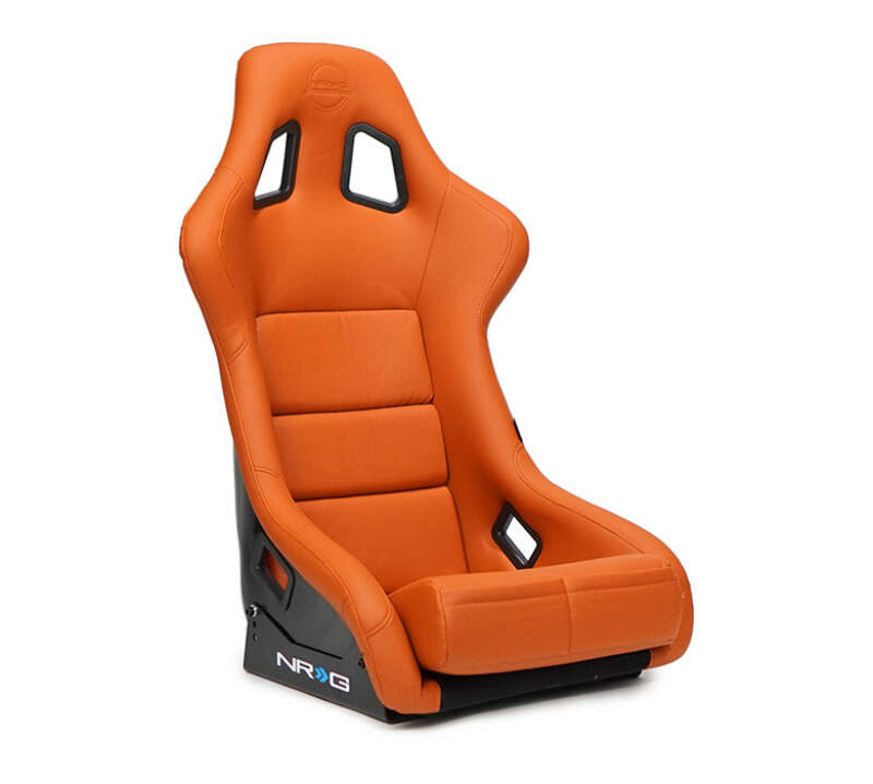 NRG FRP-302BR-V FRP Bucket Seat w/Brown Vinyl Material - Large