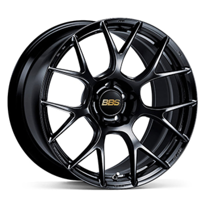 BBS REV7061BK RE-V7 19x10 5x120 ET22 PFS Gloss Black Wheel -82mm PFS/Clip Required