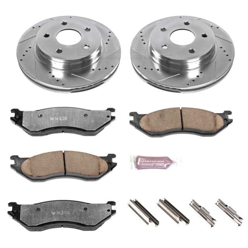 PowerStop K2165-36 04-06 fits Dodge Durango Front Z36 Truck & Tow Brake Kit