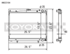 Koyo HH023194 00-02 fits Nissan Skyline GTR 2.6L Turbo Racing Radiator