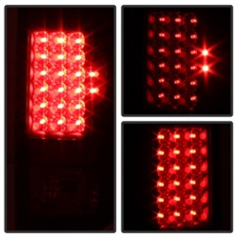 9027642 Xtune fits Ford 99-07 F250/350/450/550 Super Duty LED Tail Lights Blac