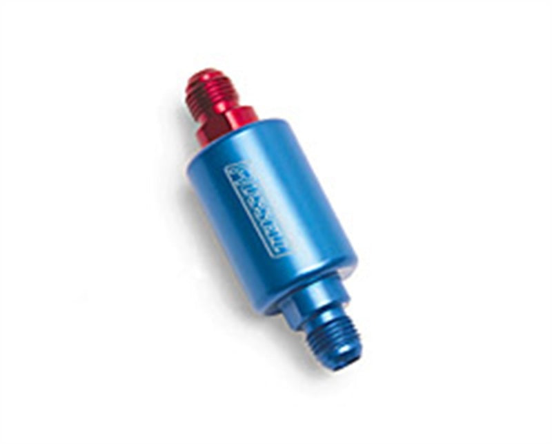Russell 650130 Performance Red/Blue Anodized (3in Length 1-1/4in dia. -6 male inlet/outlet)