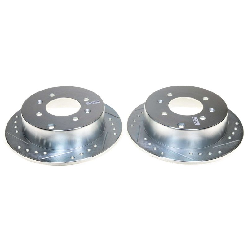 PowerStop fits Kia 01-05 Optima Rear Evolution Drilled & Slotted Rotor - Pair
