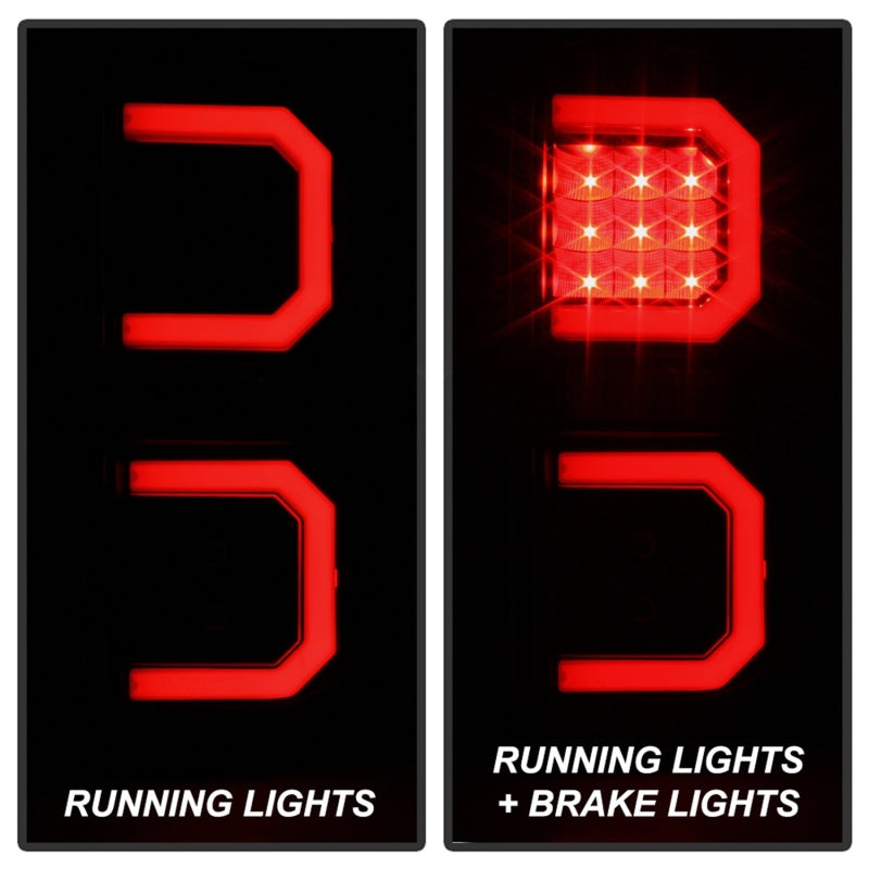 Spyder 5086549 fits Dodge 04-09 Durango LED Tail Lights - Black Smoke ALT-YD-DD