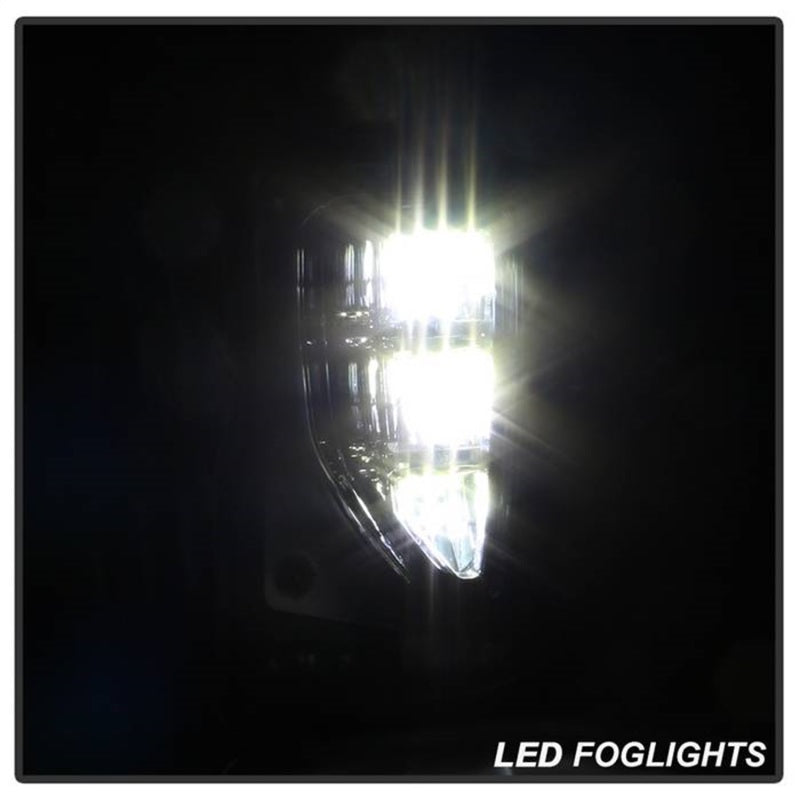 Spyder 9043215 fits Chevy 16-18 Silverado 1500 OEM Style Full LED Fog Light w/S