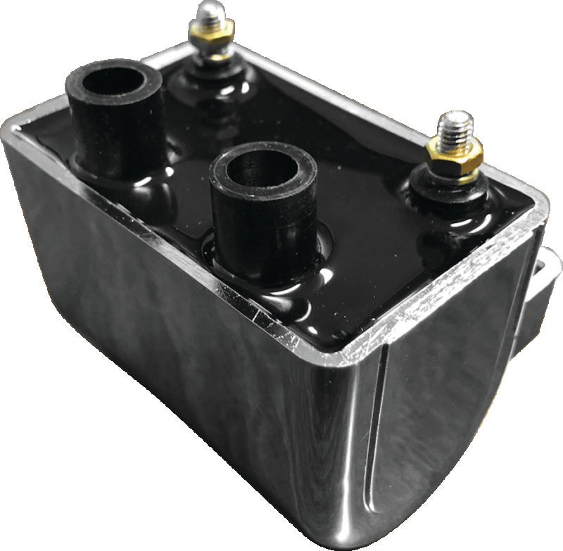Twin Power 210535 fits 65-79 Big Twin and XL Ignition Coil Chrome Replaces H-D