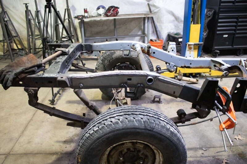 RustBuster RB7150L Over Axle Frame Section Left Side