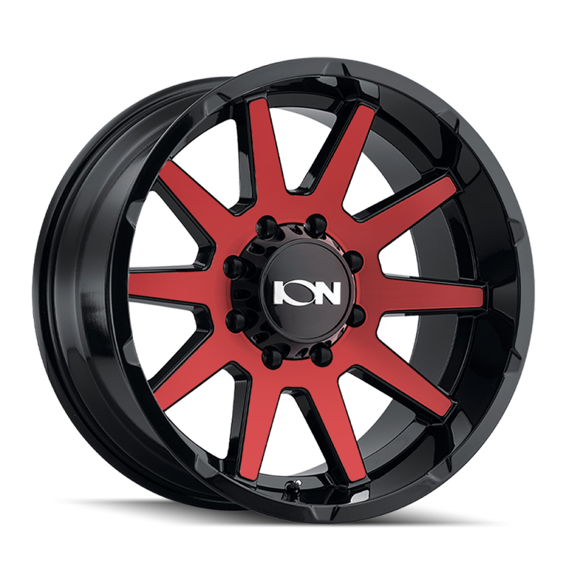 ION Wheels 143-2970BTR18 ION Type 143 20x9 / 8x170 BP / 18mm Offset / 125.2mm Hub Gloss Black/Red Machined Wheel
