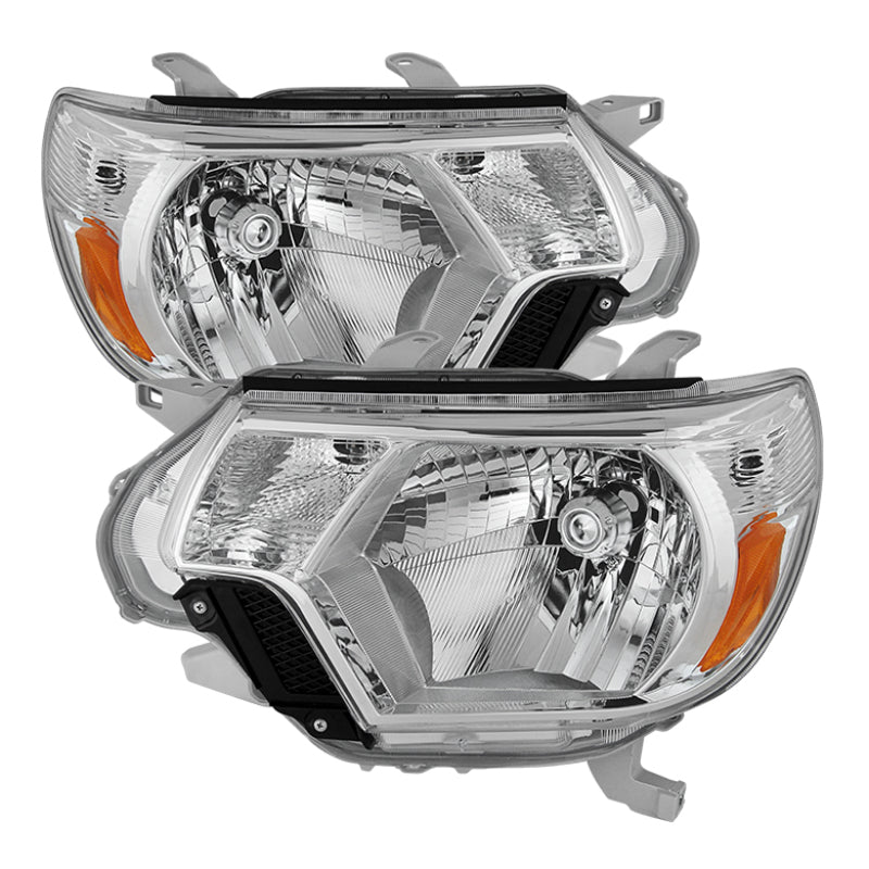 9031083 Xtune fits Toyota 12-20 Tacoma 2015 OEM Style Headlights Chrome HD-JH-