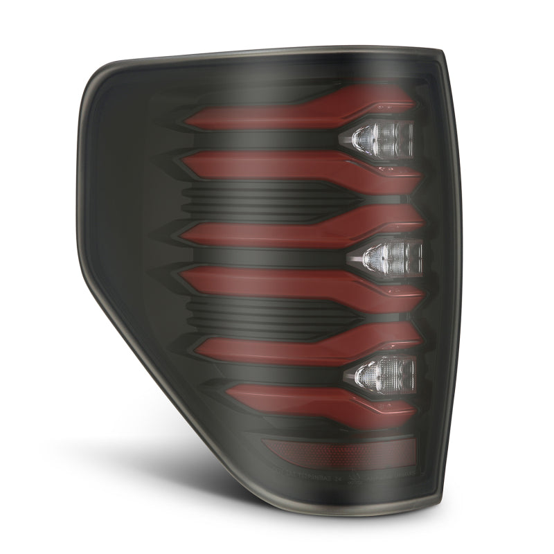 AlphaRex 653090 09-14 fits Ford F150 LUXX LED Taillights - Black/Red Housing