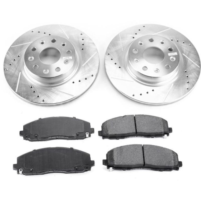 PowerStop K7941 fits Jeep 18-19 Wrangler Front Z23 Evolution Sport Brake Kit