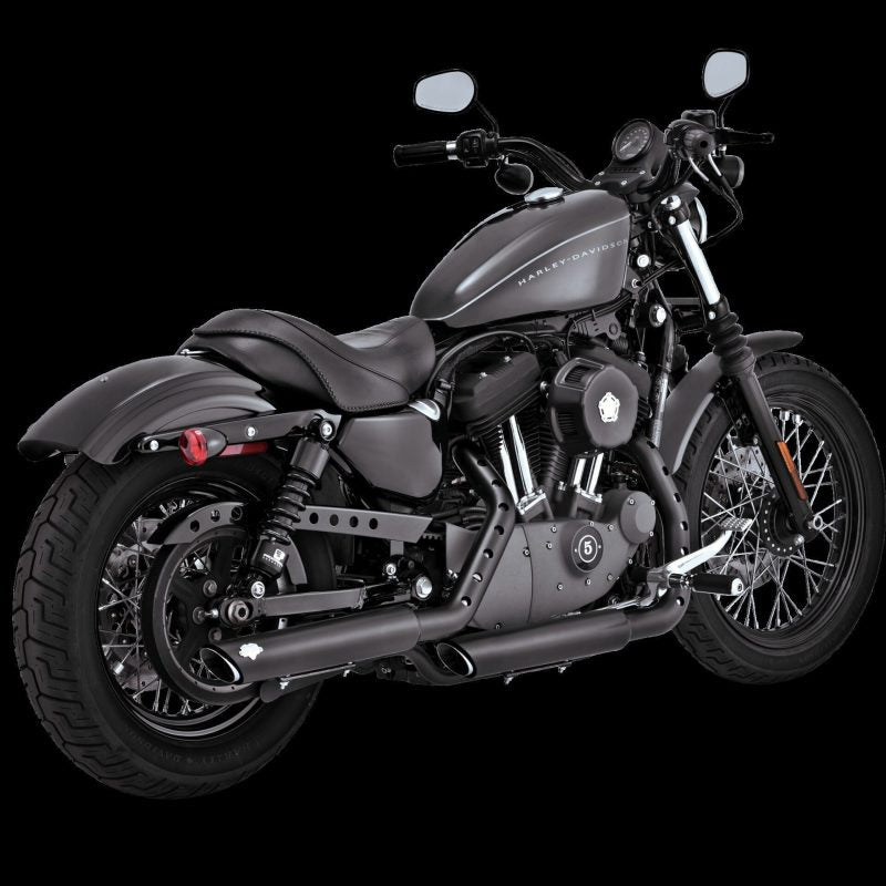 Vance and Hines Vance 46839 & Hines Harley Davidson 04-13 Sportster Twin Slash