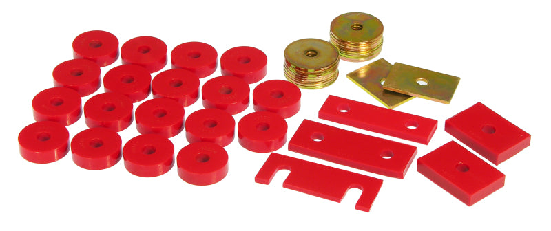 Prothane 7-130 fits Chevy 55-57 Full Conv Only Body Mount - Red