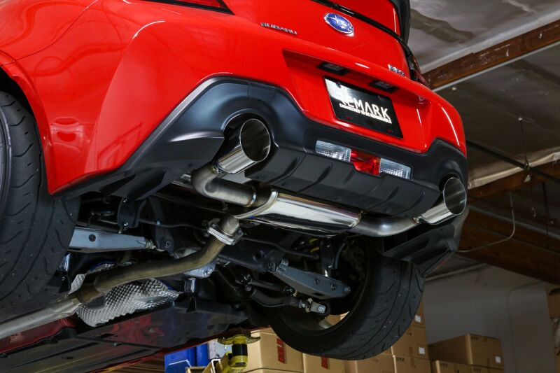 Remark RO-TSZ8-SM 22+ fits Subaru BRZ/fits Toyota GR86 Axle-Back Exhaust - Stainless Single Wall Tips