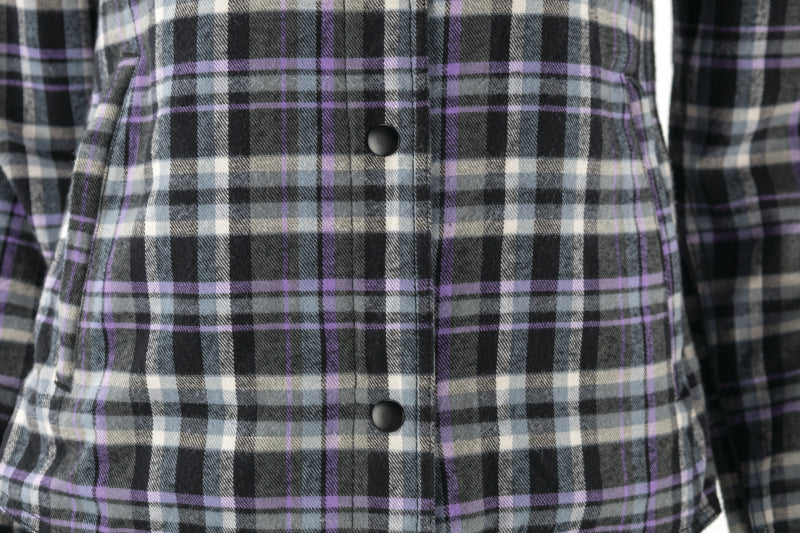 Kuryakyn 094527 Kuryakyn Leather By River Road Cameo Flannel Moto Shirt Womens - Small