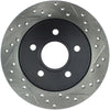 Stoptech 127.61099L 12-15 fits Ford Focus w/ Rear Disc Brakes Rear Left Slotted & Drilled Rotor