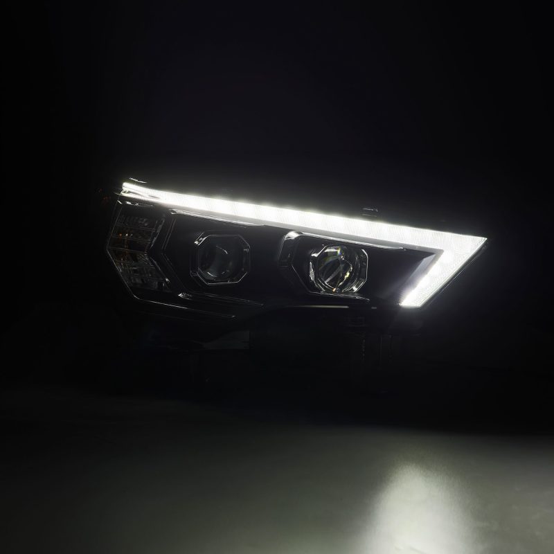AlphaRex 880811 fits Toyota 14-22 4Runner LUXX-Series LED Proj Headlights Blk w