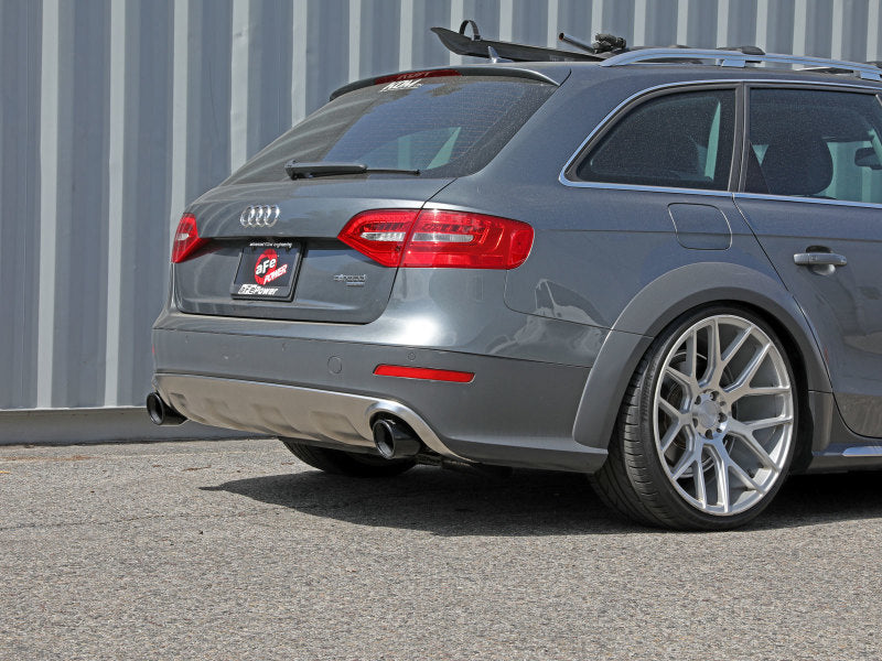 AFE 49-36437-B orce-Xp 13-16 fits Audi Allroad L4 SS Axle-Back Exhaust w/ Black