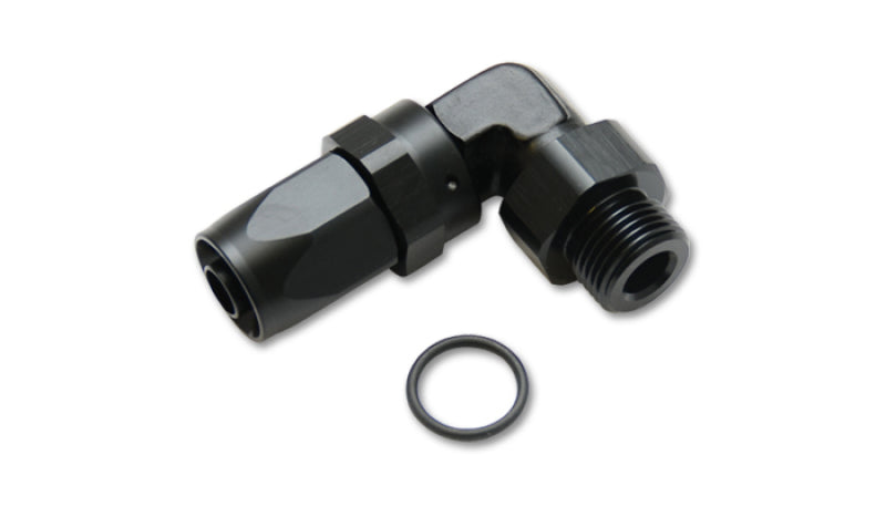 Vibrant 24908 Male -10AN 90 Degree Hose End Fitting - 7/8-14 Thread (10)