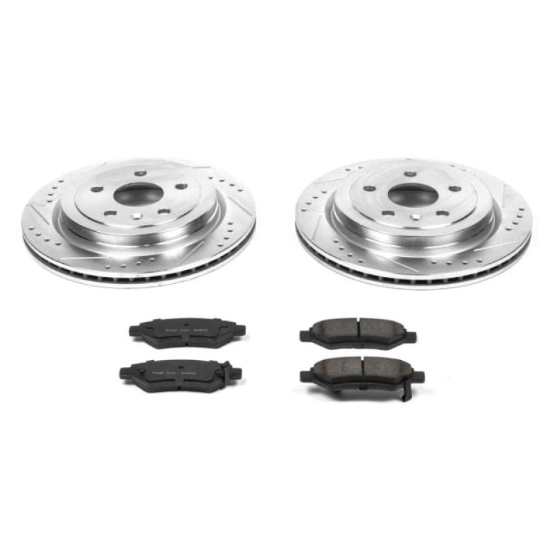 PowerStop K3072 fits Cadillac 08-14 CTS Rear Z23 Evolution Sport Brake Kit