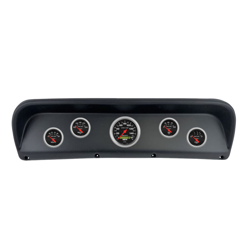 AutoMeter 2937-11 Autometer Sport-Comp Direct Fit Dash Kit 67-72 fits Ford F100 (1 x 3-3/8in. / 4 x 2-1/16in.)