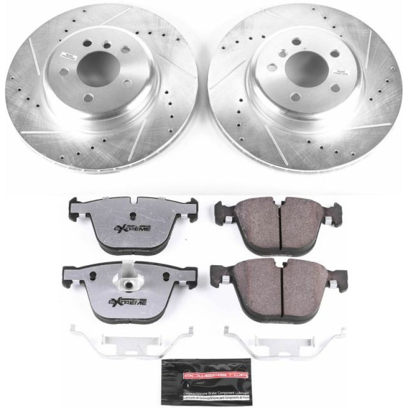 PowerStop K5694-26 11-15 fits BMW 740i Rear Z26 Street Warrior Brake Kit
