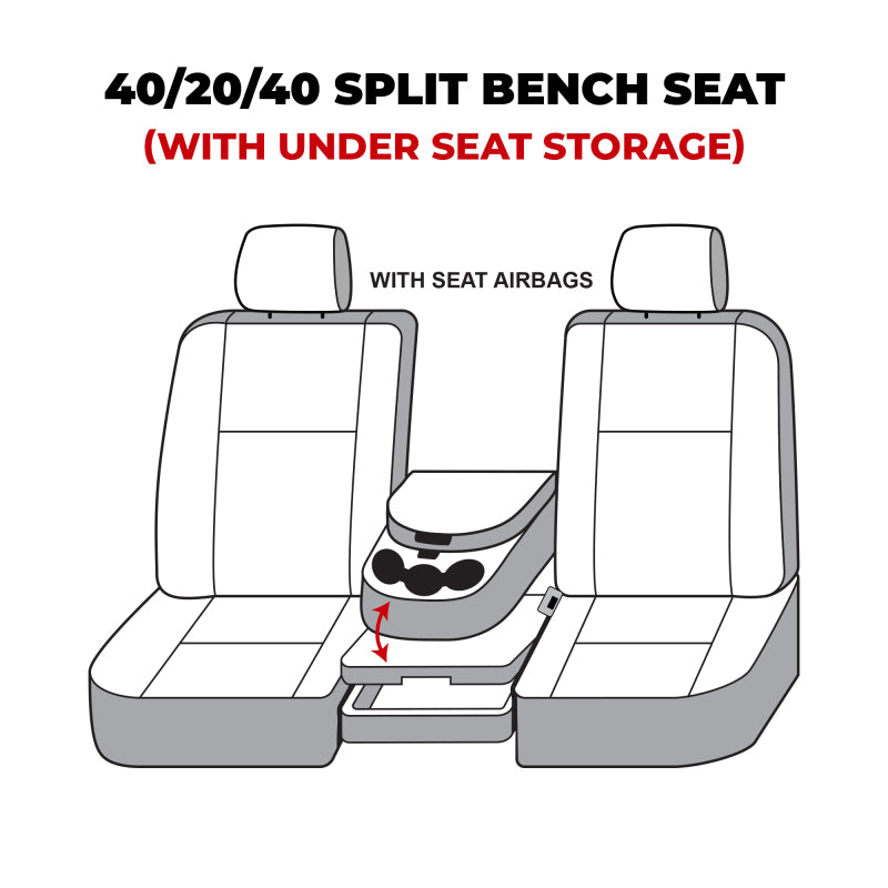 Covercraft SS3438PCCH 13-16 fits Dodge Ram Polycotton SeatSaver Custom Front