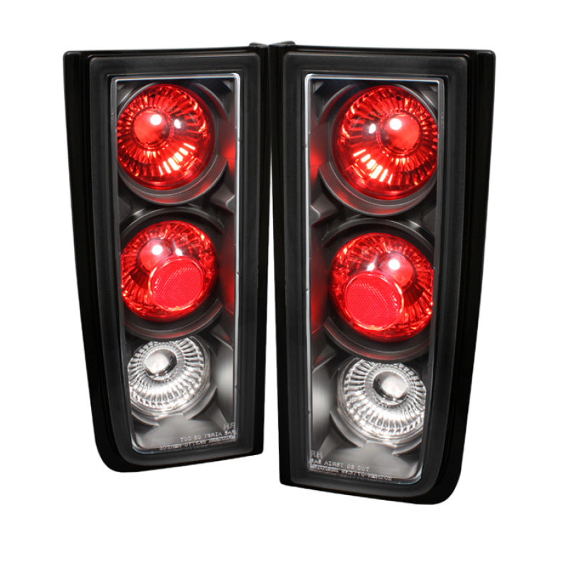 Spyder 5005199 fits Hummer 01-05 H2 (Non H2T)Euro Style Tail Lights Black ALT-Y