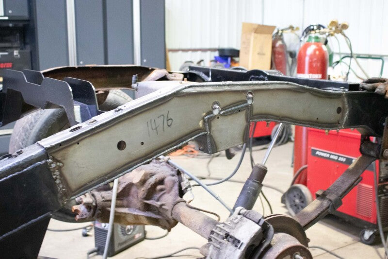 RustBuster RB7602L Over Axle Frame Section Left Side