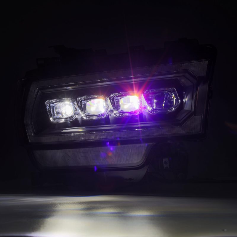 AlphaRex 880553 fits Ram 19-21 2500 NOVA LED Proj Headlights Plank Style Black
