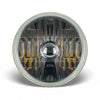 Oracle 7 IN. Sealed Beam Glass Lens Headlight – Non-Halo (Compatible with H4 LED Bulbs)