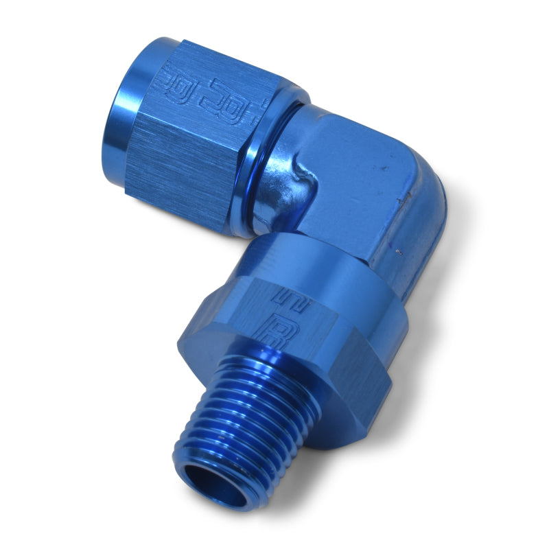 Russell 614010 Performance -10 AN 90 Degree Female to Male 1/2in Swivel NPT Fitting