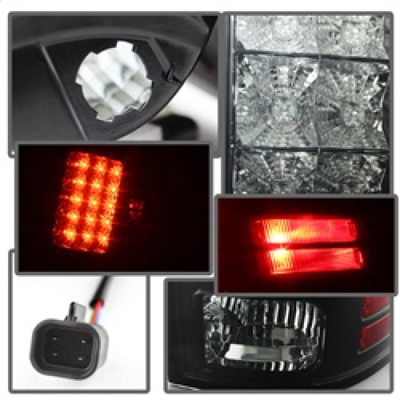 Spyder 5077578 fits Dodge 13-14 Ram 1500 13-14 LED Tail Lights LED Model only -