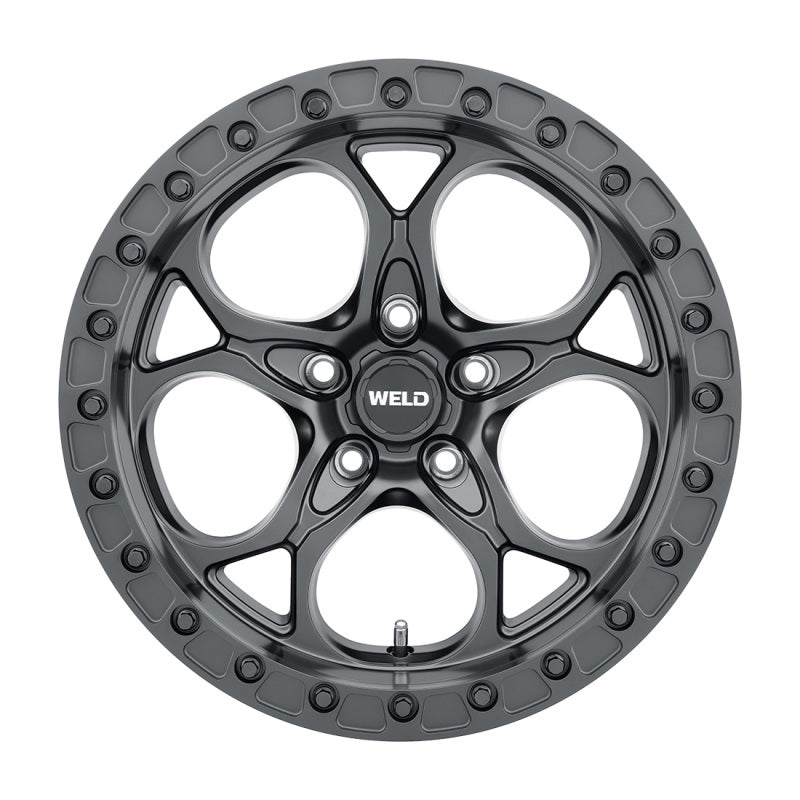 Weld W90179075362 Off-Road W901 17X9.0 Ledge Beadlock 5X127 ET-35 BS3.625 Satin