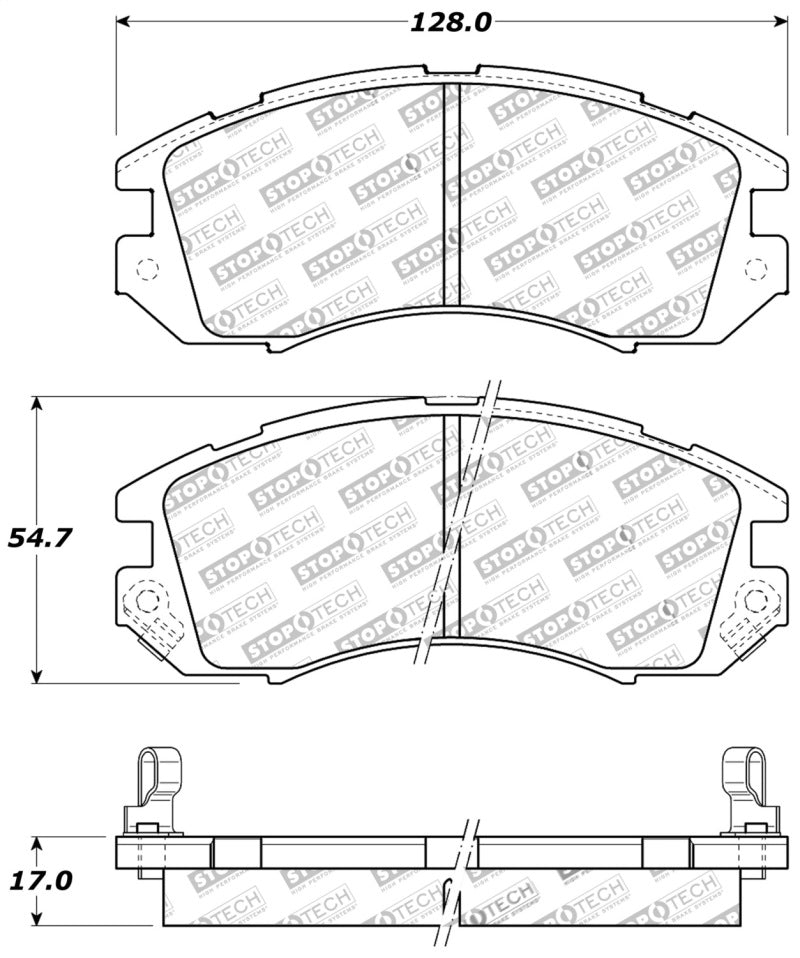 Stoptech 309.047 Performance Brake Pads