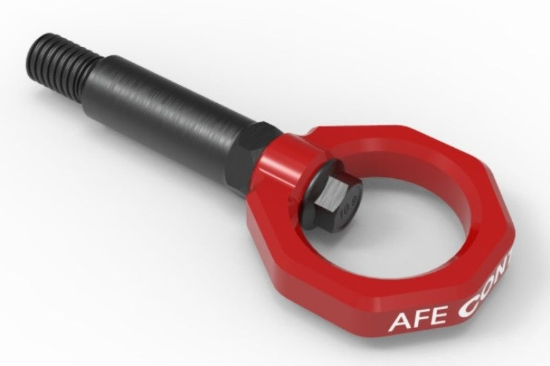 AFE 450-721001-R Control Front Tow Hook Red 20-21 fits Toyota GR Supra (A90)