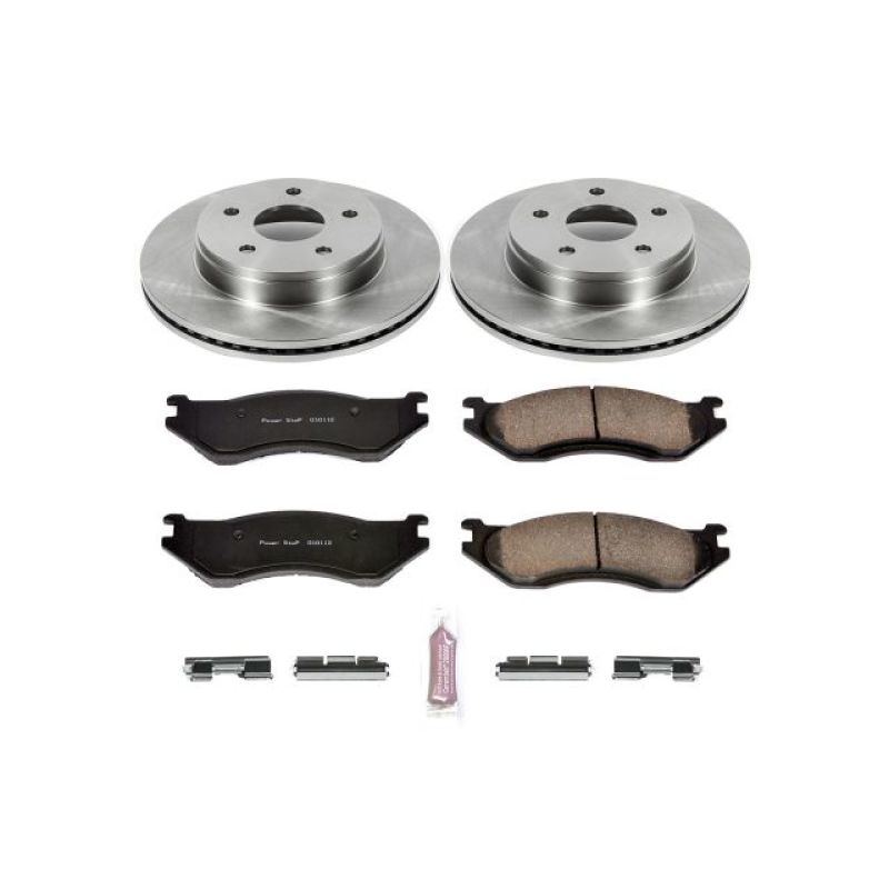 PowerStop KOE2167 fits Dodge 03-05 Ram 1500 Front Autospecialty Brake Kit